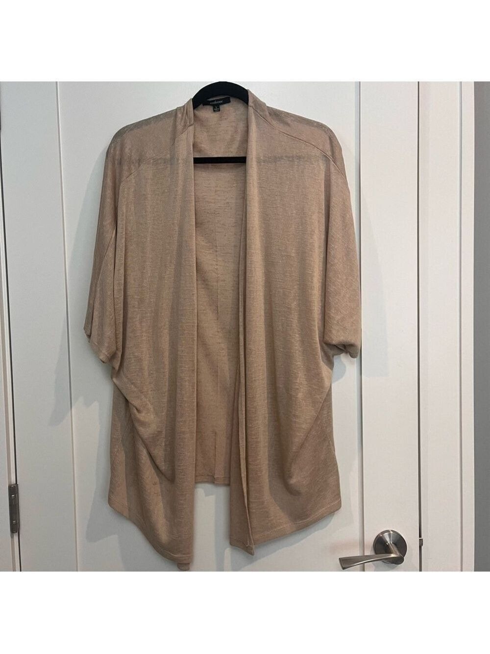 Ambiance Light Oversized Tan Knit Cardigan